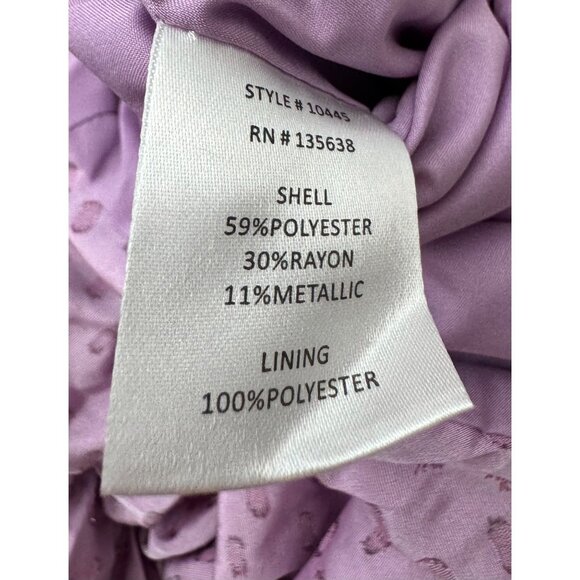 Anthropologie Hutch Ruched Wren off the shoulder Mini Dress lilac sz 6 - Picture 9 of 11